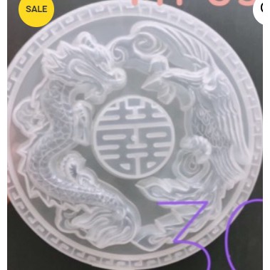 khuôn trung thu rau câu rồng phượng 30cm