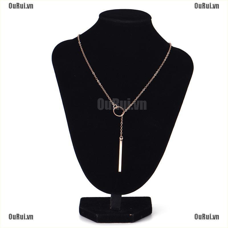 Dây Chuyền Mặt Tròn Đơn Giản Xinh Xắn Dành Cho Nữ