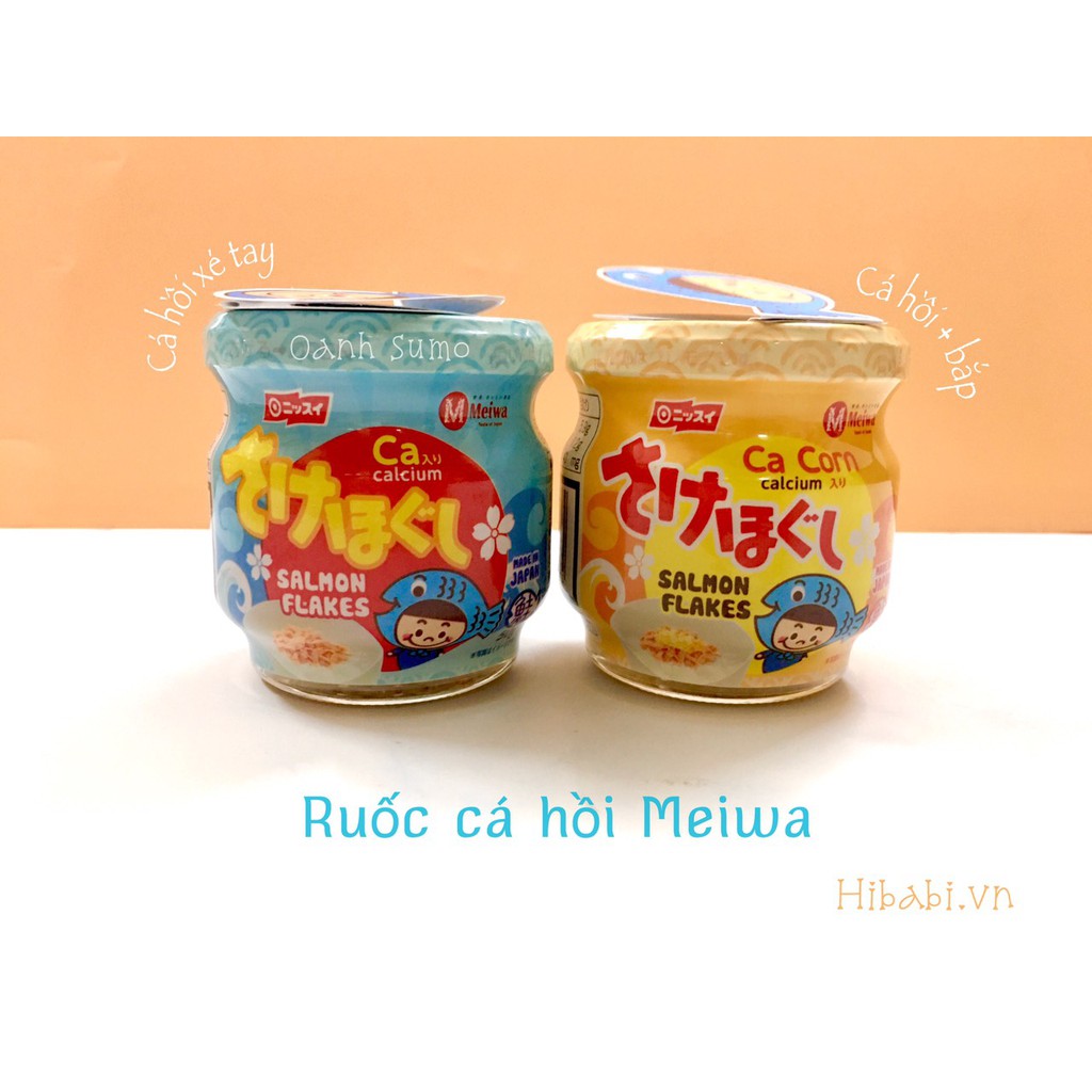 Ruốc cá hồi Meiwa 50gr cho bé (Date 01/2022)