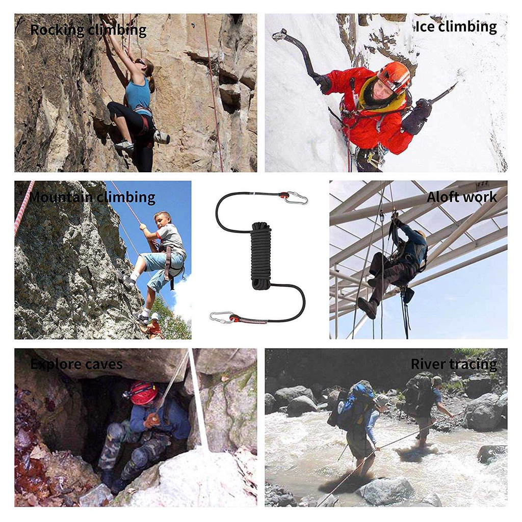 Dây thừng leo núi đường kính 12mm