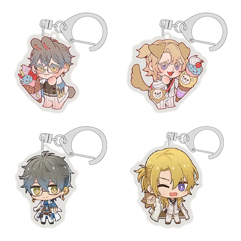 Móc Khóa Nhựa Acrylic In Hình Nijisanji Luxiem Mysta Rias