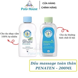 Dầu Masage PENATEN Đức - Tinh Dầu MatXa Cho Mẹ & Bé Từ Sơ Sinh 200ML