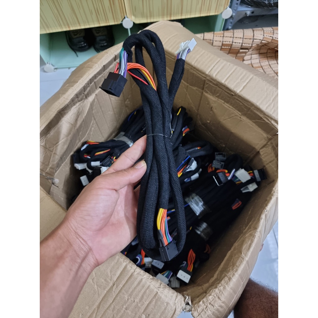 Dây DSP/ ampli nối màn hình android, màn theo xe ô tô Lux A/SA, Honda, Huyndai, Mitshubishi, KIA, Mazda, Toyota với DSP