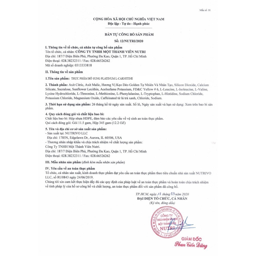 Viên Giảm Mỡ Tự Nhiên , Giảm Cân Nhanh Hiệu Quả , Tăng Cường Đốt Mỡ PLATINUM L-CARNITINE 180 Viên | BigBuy360 - bigbuy360.vn