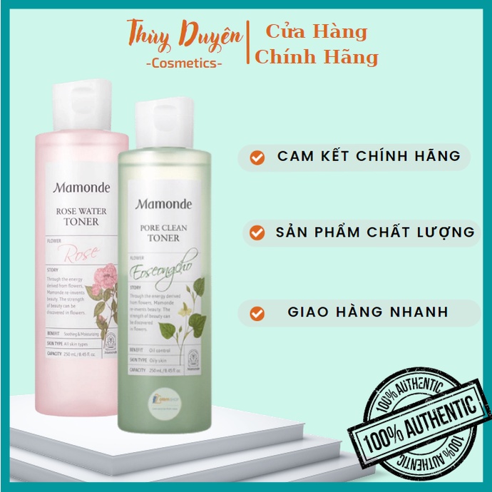 Toner Diếp Cá MAMONDE Kiểm Soát Dầu Và Se Khít Lỗ Chân Lông 250ml