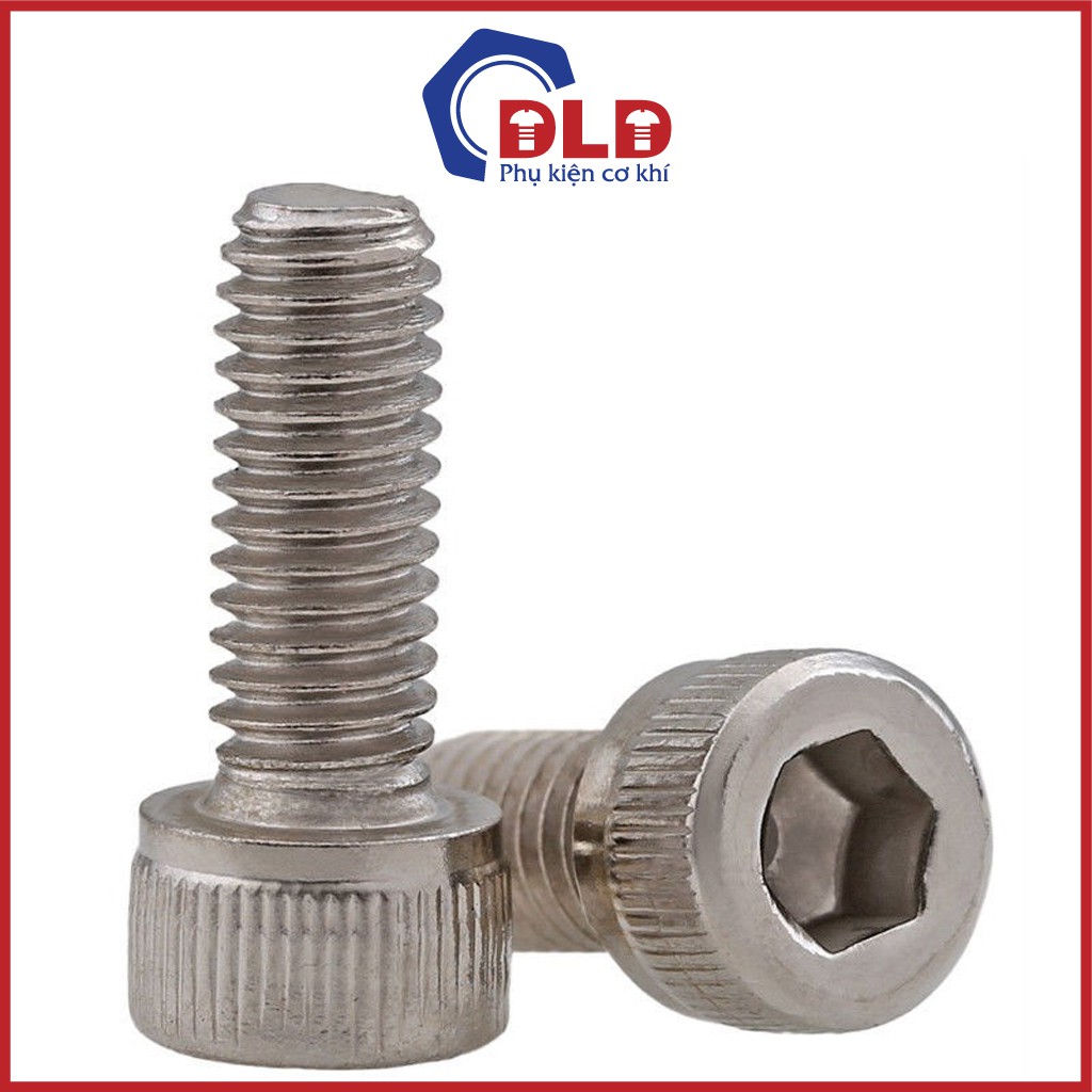 Set 20 bu lông lục giác chìm - bulong đầu trụ inox M8-M12 size nhỏ