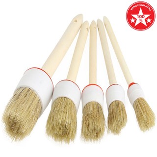 Bộ 5 cây cọ vệ sinh nội ngoại thất ô tô đa năng