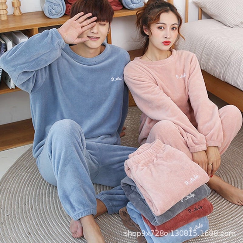 Bộ Đồ Ngủ Lông FreeSize , Bộ Bông Nỉ Giữ Nhiệt Bo Gấu Mặc Nhà Siêu Ấm D' Studio
