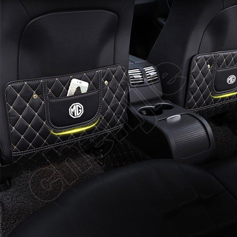 Túi Da Bảo Vệ Lưng Ghế Xe Hơi Chất Lượng Cao Cho MG TF ZR EV GS EZS RX5 ZT 3SW Saloon ZS MG3 MG5 MG6 GT HS