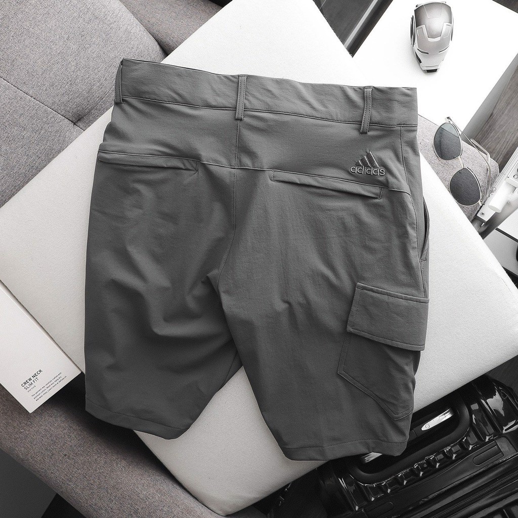 Quần Short Nam Tây Âu GOLF ADIDAS LOGO TÚI Lưng Thun Co Giãn Form Dáng Siêu Sang