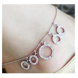 Vòng cổ tầng dây chuyền choker (x5) lắc chân vòng tròn quà tặng thời trang xinh xắn cá tính Hàn quốc