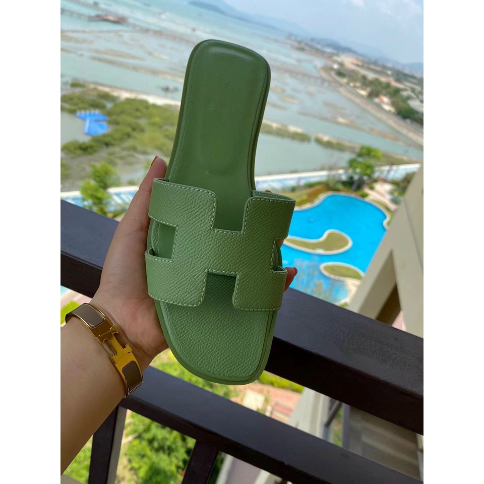 DÉP LÊ THỜI TRANG👡Dép HERMES Nữ full màu full size🍇🍇