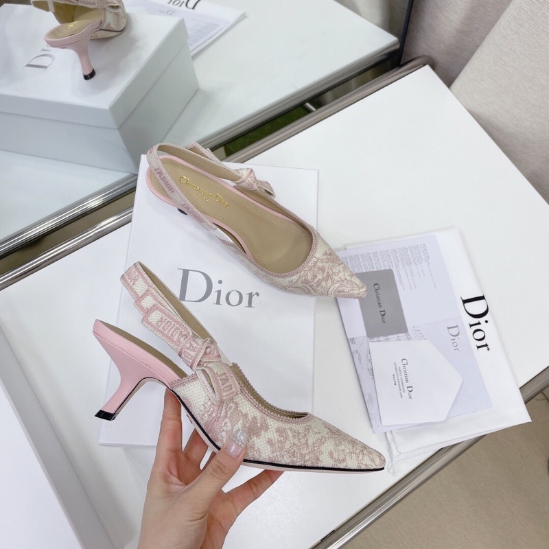 Giày cao gót 6.5cm cao cấp mẫu mới thương hiệu Dior CD có 5 mẫu
