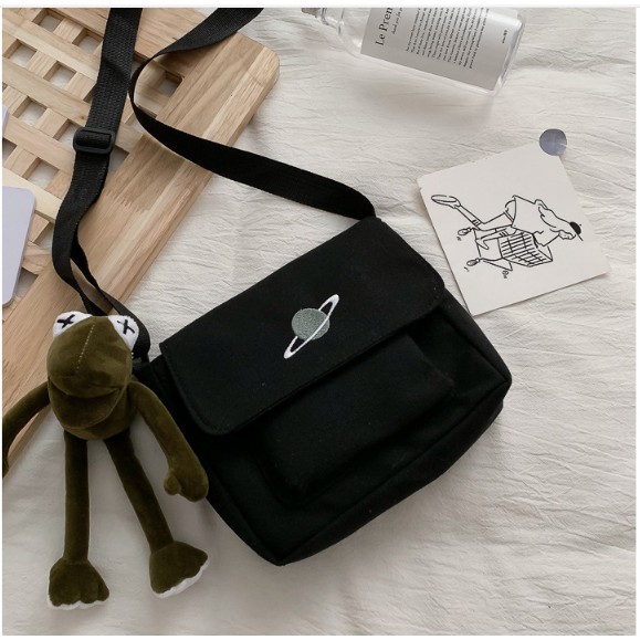 [FREESHIP] Túi vải, túi đeo chéo thời trang unisex hình hành tinh siêu dễ thương | BigBuy360 - bigbuy360.vn