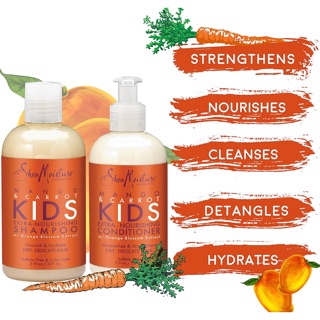 Cặp gội xả Shea Moisture Mango & Carrot Kids