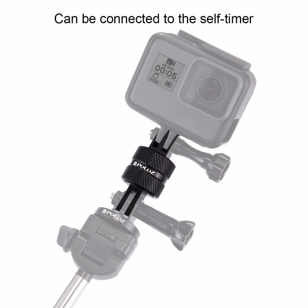 PULUZ (Đang Bán) Bộ Dụng Cụ Giữ Máy Ảnh Xoay 360 Độ Cho Gopro Hero5 / 4 / 3 + / 3 / 2 / 1