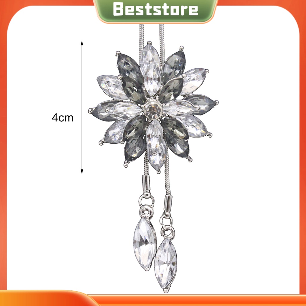 Dây chuyền mặt kiểu dáng hoa tuyết đính đá pha lê thời trang cho nữ