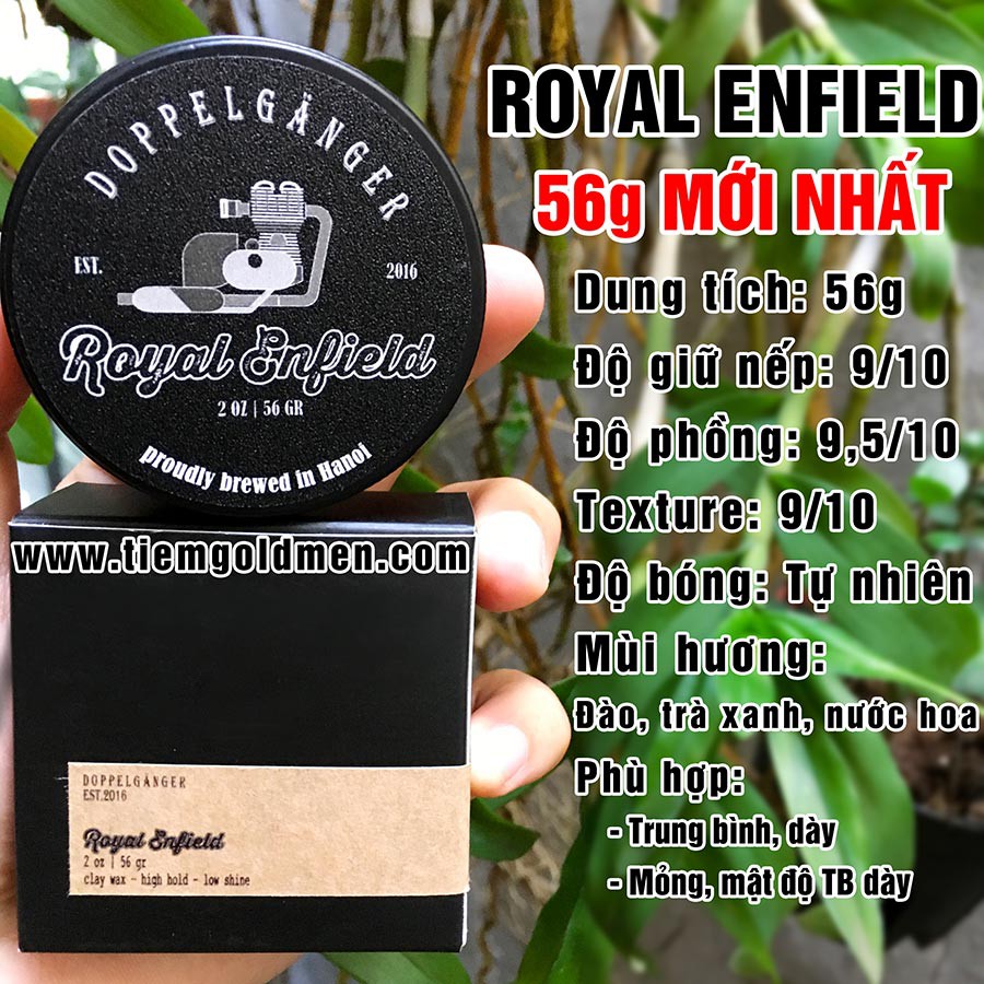 Sáp Vuốt Tóc Royal Enfield 56g +Tặng lược