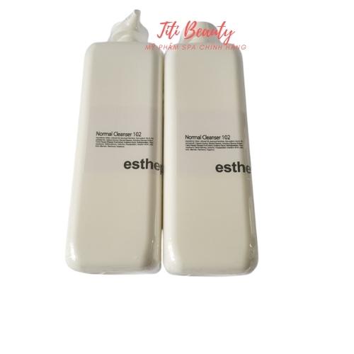 Sữa rửa mặt Nomal Cleanser 102 Esthepro 1000ml Làm sạch sâu loại bỏ hết bụi bẩn bã nhờn trên da chống oxi hóa.