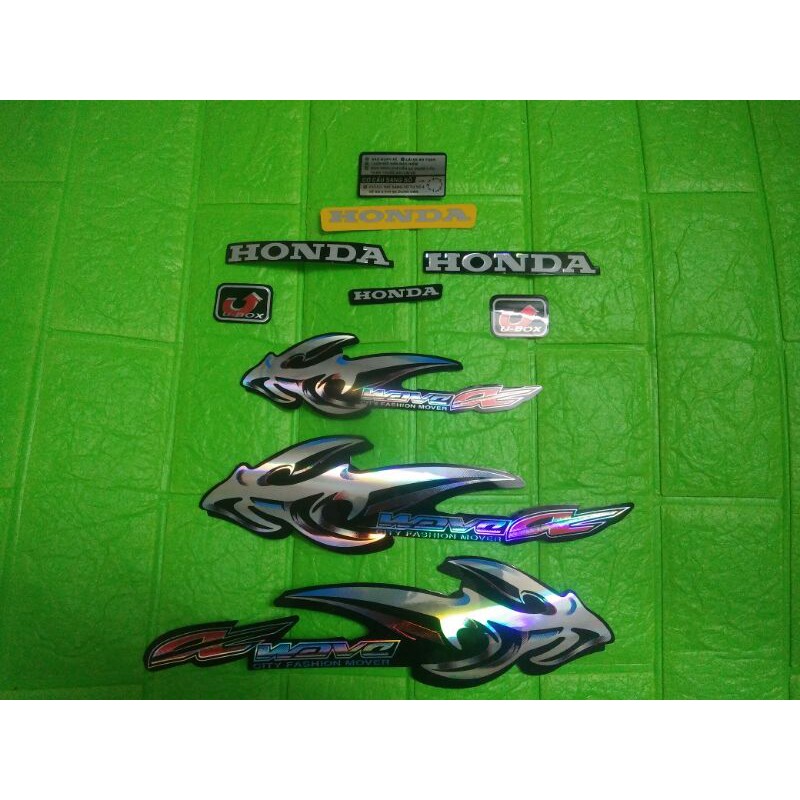 Bộ tem Wave A 2007 xương cá màu Vàng