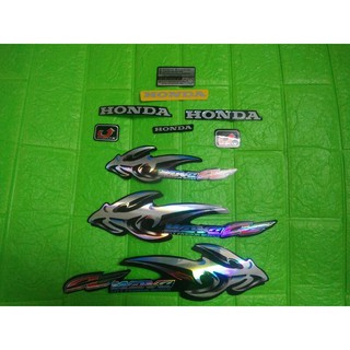Bộ tem Wave A 2007 xương cá màu Vàng