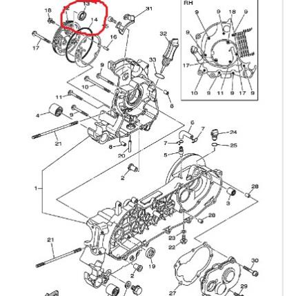 Phớt dầu 19 - 30 zin chính hãng Yamaha