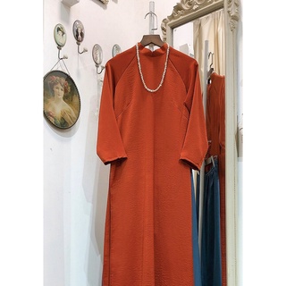 Set Áo dài Rosemary tây thi cam đất