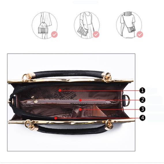 Túi Xách Tote Đeo Vai Cỡ Lớn Thời Trang Cho Nữ