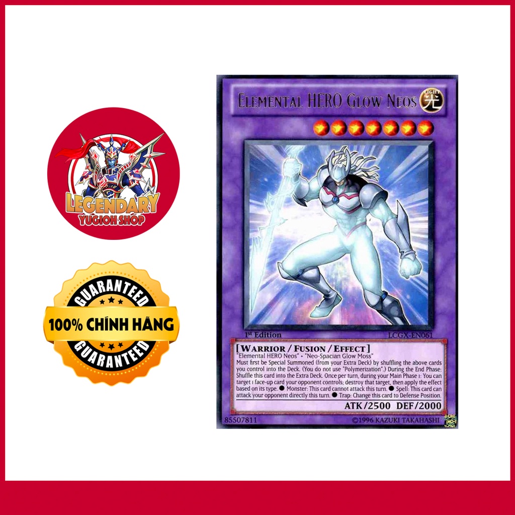 [Thẻ Bài Yugioh Chính Hãng] Elemental Hero Glow Neos