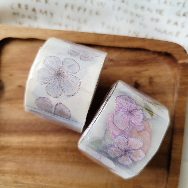 Meohime 𓃠 Peipan - Băng dán washi tape cánh hoa Flower 13