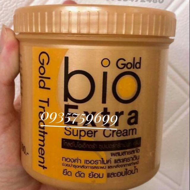 [HÀNG CHÍNH HÃNG]Ủ TÓC bio extra gold treatment 500ml