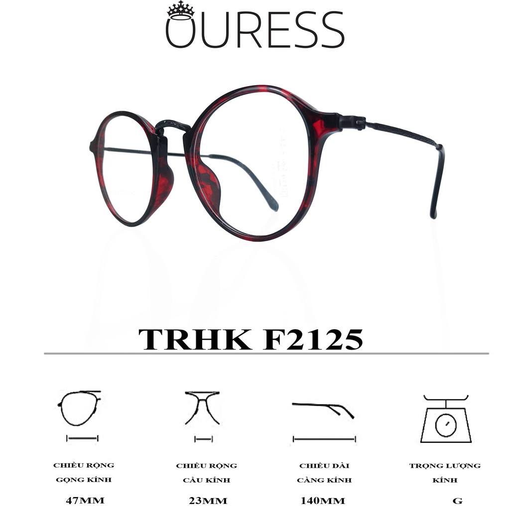 GỌNG KÍNH TR90 PHỐI CÀNG HỢP KIM CAO CẤP BỀN ĐẸP THỜI TRANG – HÀNG CHÍNH HÃNG 2125 6613 | BigBuy360 - bigbuy360.vn