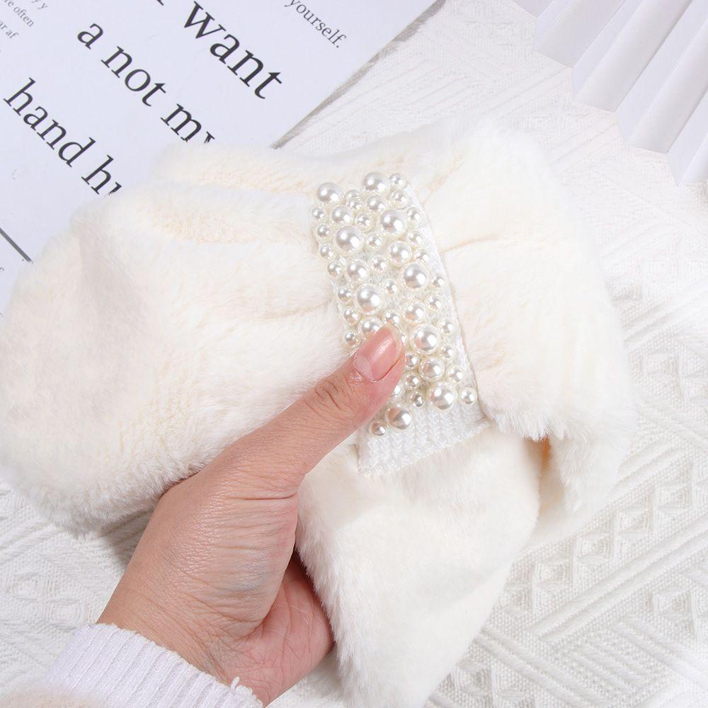 Khăn Choàng Cổ Bằng Lông Thỏ Giả Giữ Ấm Thanh Lịch