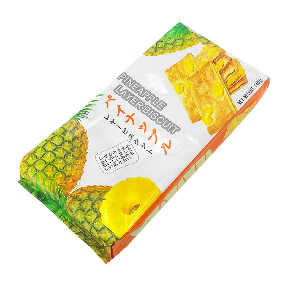 BÁNH QUY NHẬT LAYER BISCUIT NHO/ DÂU/ DỨA 140G