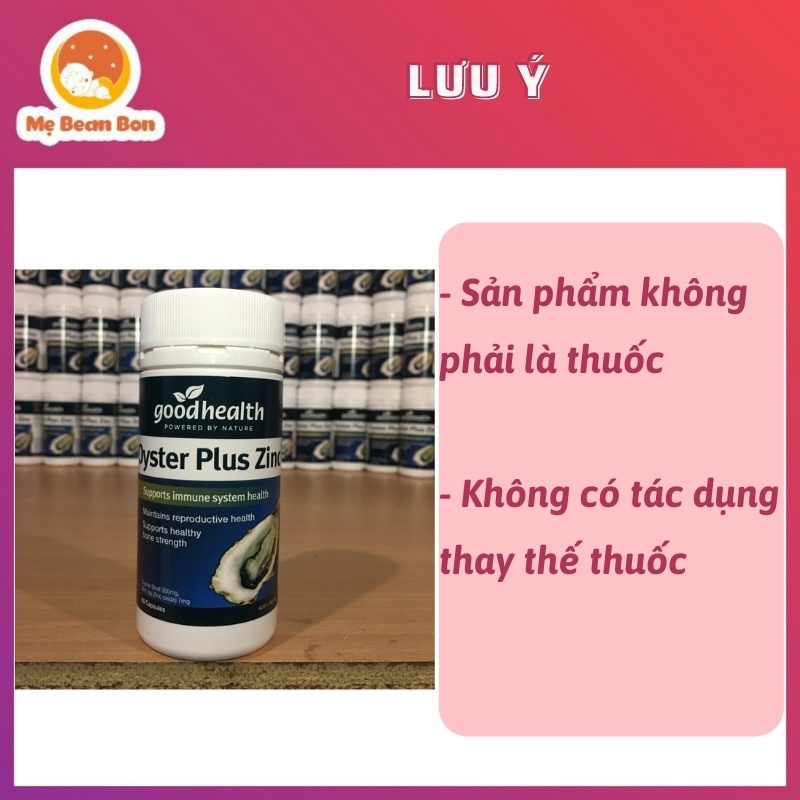Tinh chất hàu biển Goodhealth Oyster Plus Zinc  60 viên tăng cường sinh lý hỗ trợ nam giới