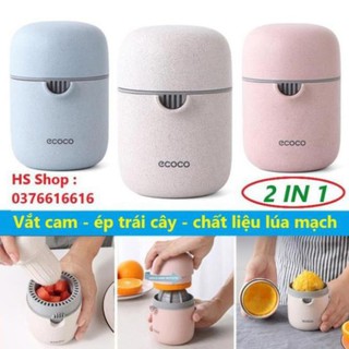 Dụng cụ VẮT cam kiêm ÉP hoa quả trái cây 2in1 tiện lợi chất liệu nhựa LÚA MẠCH an toàn