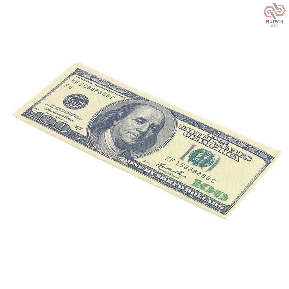 Dollars Euro Pounds Canvas Wallet Bill Design Men's Billfold Wallets Fashion Card Holder