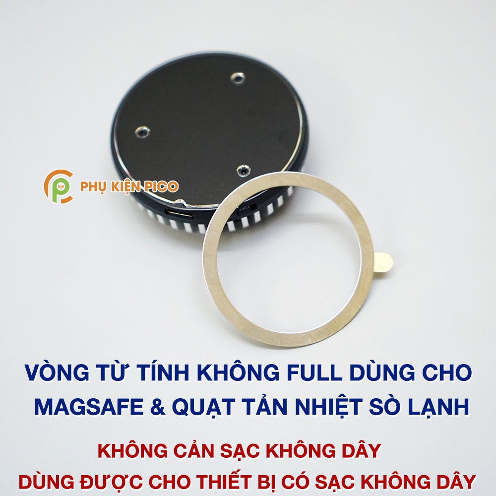 Vòng từ tính Magsafe sử dụng cho Iphone - Vòng Kim loại hỗ trợ từ tính cho quạt tản nhiệt sò lạnh