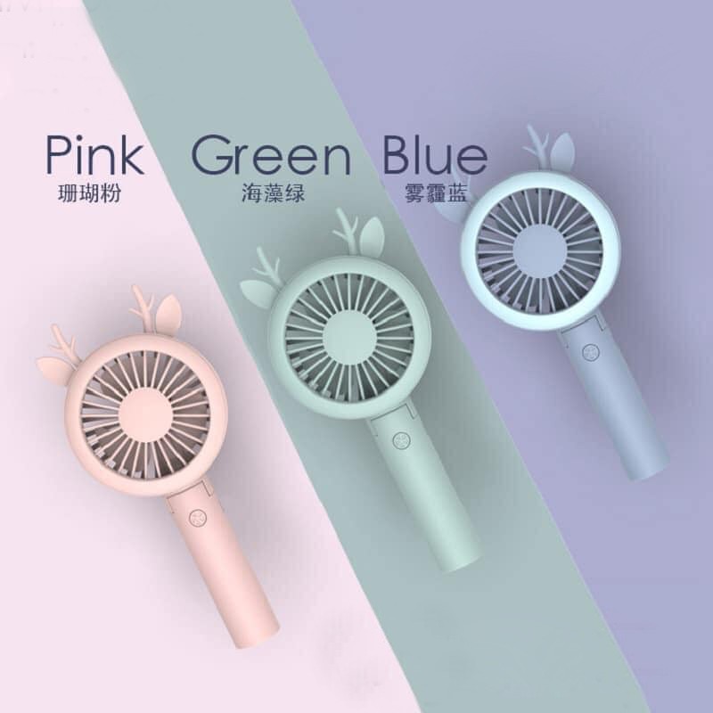 Quạt tích điện cầm tay có đèn led | BigBuy360 - bigbuy360.vn