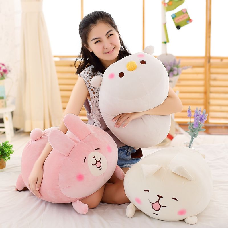 Thú Nhồi Bông Hình Gà / Thỏ Siêu Mềm Dễ Thương