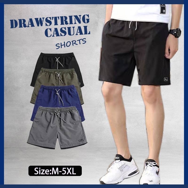 Quần đùi lưng quần có dây rút size lớn M-5XL dành cho bạn nam