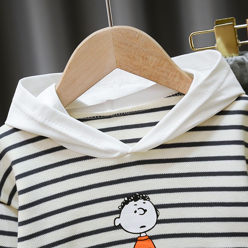 Set Đồ Thể Thao Hai Món Thời Trang Xuân Thu Cho Bé Trai