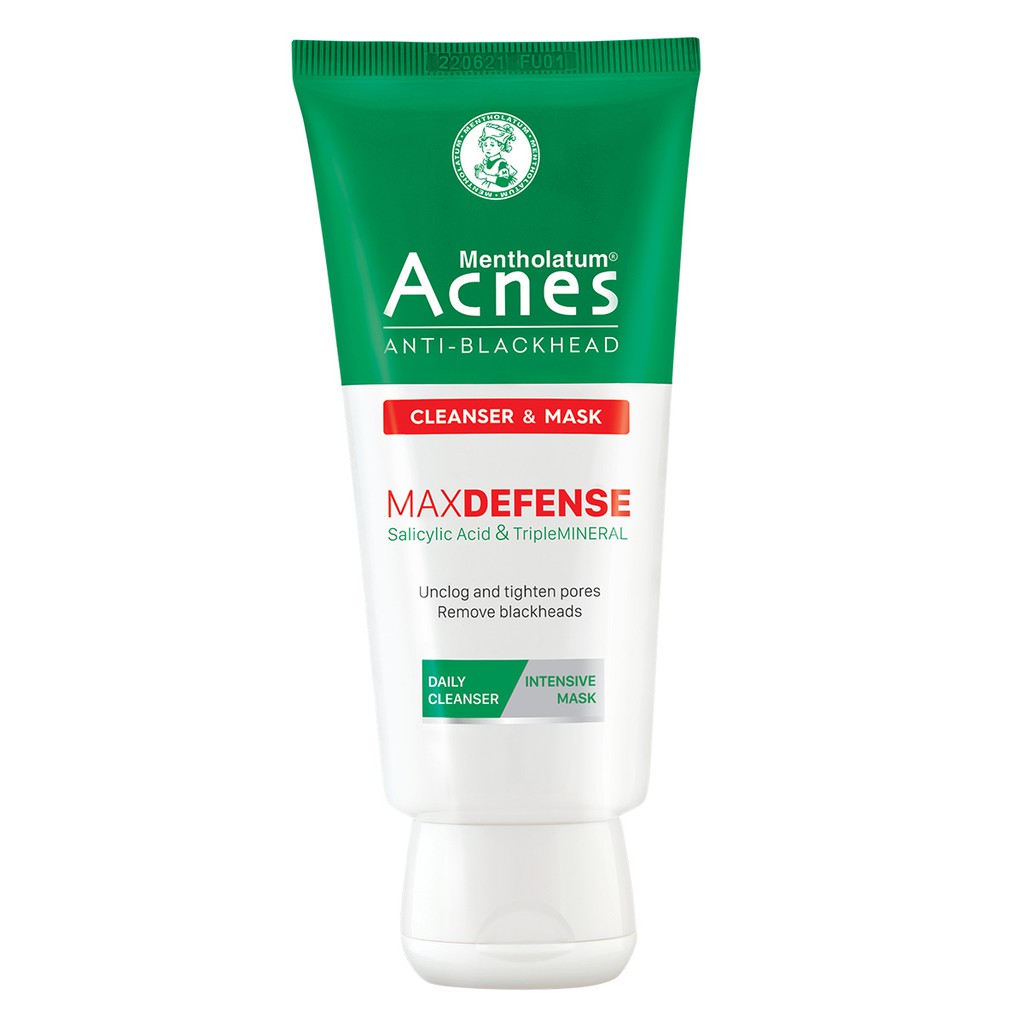 KEM RỬA MẶT & MẶT NẠ NGĂN NGỪA MỤN ĐẦU ĐEN ACNES ANTI-BLACKHEAD CLEANSER & MASK 100GR