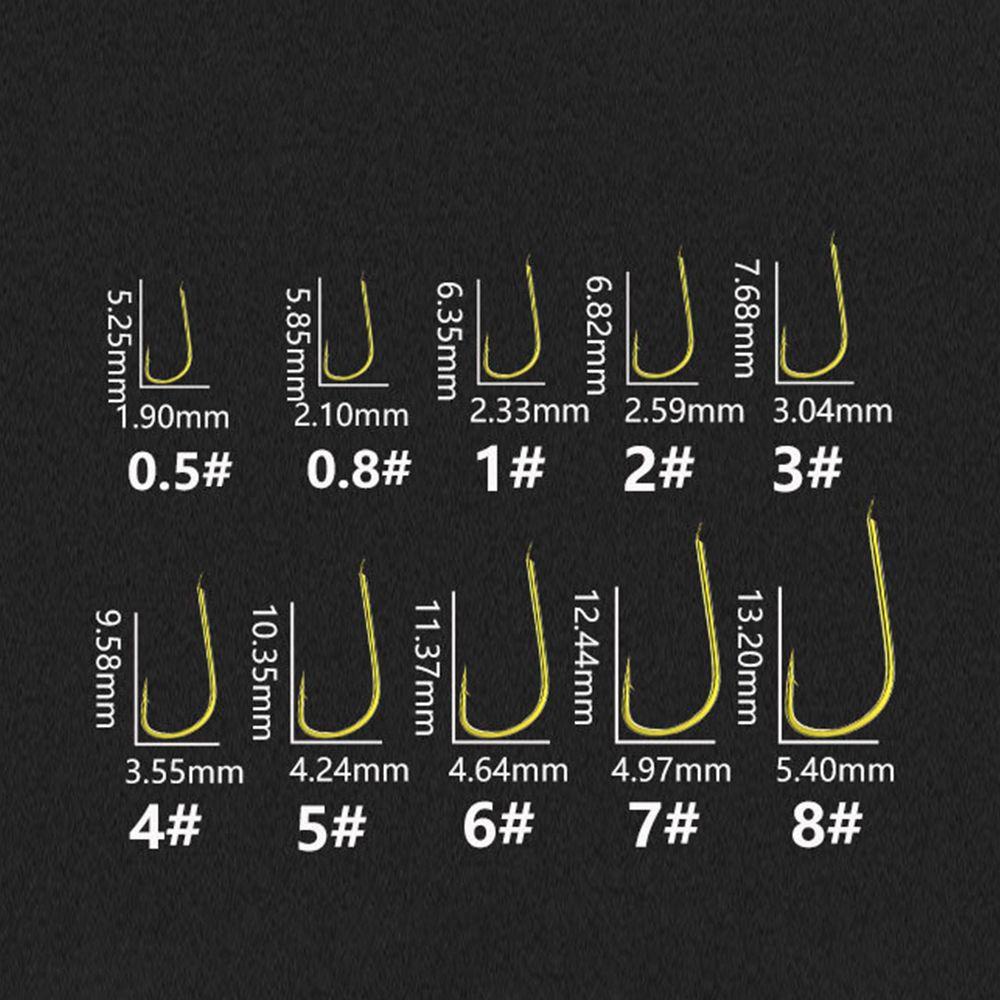 500 Chiếc Joye|Móc Câu Cá Bằng Thép Carbon Cao Cấp