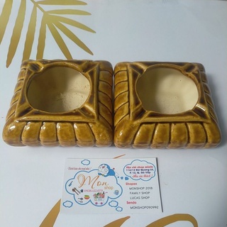 <Video SP 100%> Gạt Tàn Vuông Gigo Đá Xưa☺(dành cho quán ăn gia đình)😘