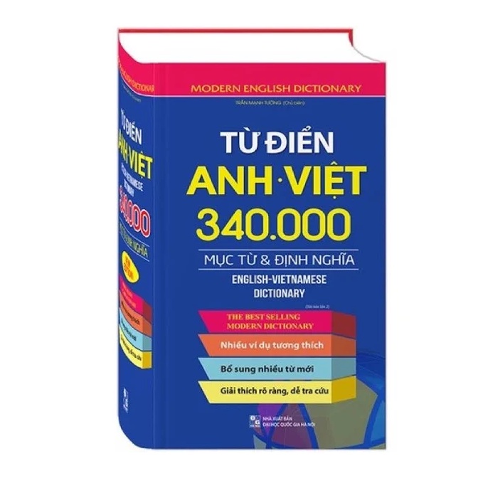 Sách - Từ điển Anh Việt 340.000 mục từ và định nghĩa