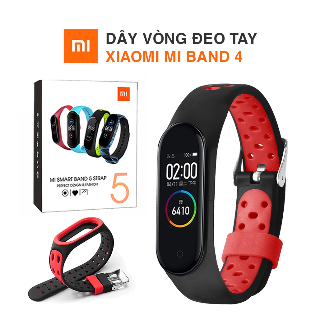 Dây đeo thay thế Mi Band 4 - Dây silicon vòng đeo tay Miband 4 chính hãng Xiaomi