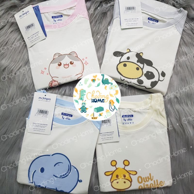 Bộ Cộc Tay Organic Cotton Mompa MP2 • 1Y 2Y 3Y 4Y • Choding Home