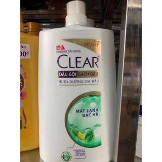 Dầu gội đầu CLEAR Mát Lạnh Bạc Hà mẫu mới