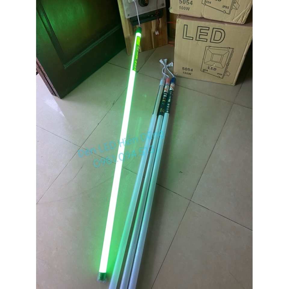 ĐÈN TUÝP NGOÀI TRỜI T8 NHIỀU MÀU CHUYÊN DECOR QUÁN CAFE, BẢR, BEER CLUB - TUÝP NEON 220V CÓ SẴN PHÍCH CẮM ĐIỆN TRỰC TIẾP